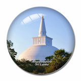 Sri Lanka Ruwanwelisaya Anuradhapura 3D Fridge Magnet Crystal Glass