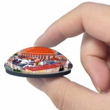 Germany New Town Hall Munich 3D Fridge Magnet Crystal Glass