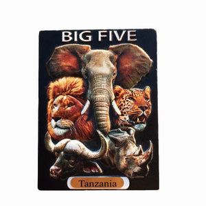 Tanzania Animals Fridge Magnet 3D Resin