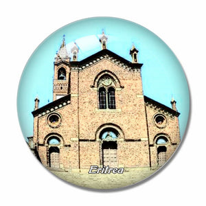 Cathedral Asmara Eritrea 3D Fridge Magnet Crystal Glass