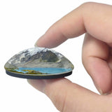 New Zealand Alpine 3D Fridge Magnet Crystal Glass