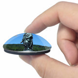 Austria Mozart Monument Salzburg 3D Fridge Magnet Crystal Glass