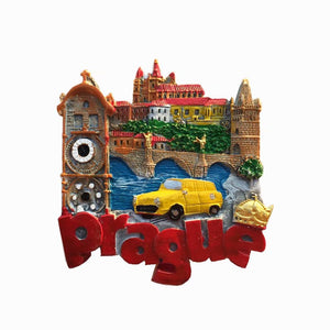 Prague Czech Fridge Magnet 3D Resin