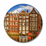 Holland Anne Frank House Amsterdam 3D Fridge Magnet Crystal Glass