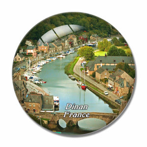 France Dinan 3D Fridge Magnet Crystal Glass