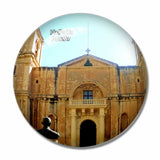 Malta St. John's Co-Cathedral Valletta 3D Fridge Magnet Crystal Glass