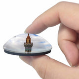 Iran Tower Qom 3D Fridge Magnet Crystal Glass