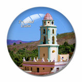 Clock Tower Main Square Trinidad Cuba 3D Fridge Magnet Crystal Glass