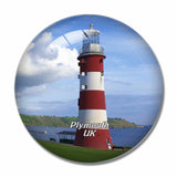 UK England Plymouth 3D Fridge Magnet Crystal Glass
