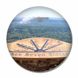 USA America Chattanooga Lookout Mountain 3D Fridge Magnet Crystal Glass