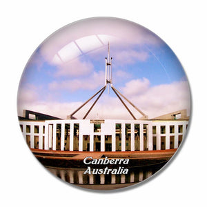 Australian Parliament House Canberra 3D Fridge Magnet Crystal Glass