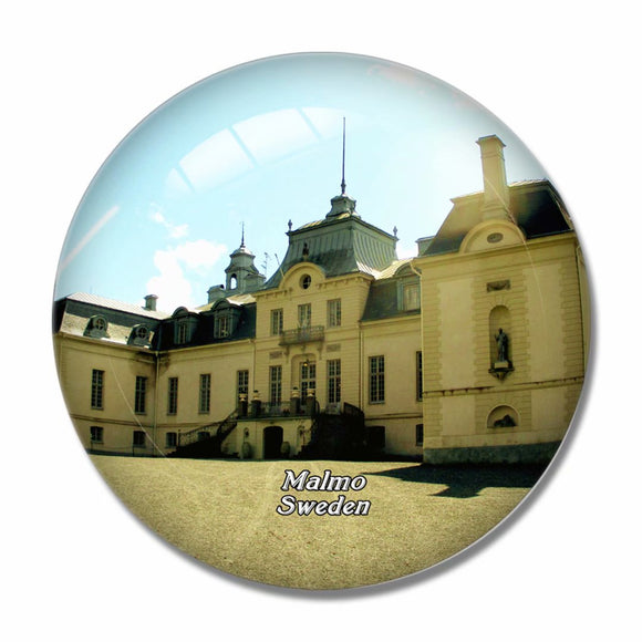 Sweden Malmohus Castle Malmo 3D Fridge Magnet Crystal Glass