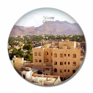 Oman Nizwa 3D Fridge Magnet Crystal Glass