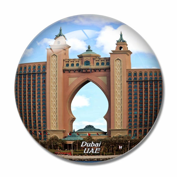 Uae Atlantis Dubai 3D Fridge Magnet Crystal Glass