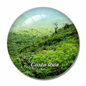 Costa Rica Monteverde Cloud Forest Reserve 3D Fridge Magnet Crystal Glass