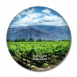 Vineyards Cafayate Salta Argentina 3D Fridge Magnet Crystal Glass