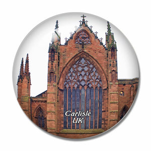 UK England Carlisle Cathedral 3D Fridge Magnet Crystal Glass