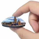 Holland Dom Tower Utrecht 3D Fridge Magnet Crystal Glass