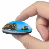 Cyprus Aphrodites Rock Art Paphos 3D Fridge Magnet Crystal Glass