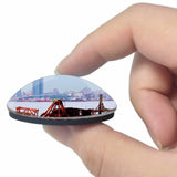 Uruguay Montevideo 3D Fridge Magnet Crystal Glass