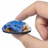 France Cosmiques Ridge Chamonix 3D Fridge Magnet Crystal Glass