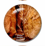 Siq Petra Jordan 3D Fridge Magnet Crystal Glass