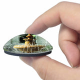 China Shamian Island Guangzhou 3D Fridge Magnet Crystal Glass