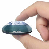 Chile Lagunas Miscanti y Miniques San Pedro De Atacama 3D Fridge Magnet Crystal Glass