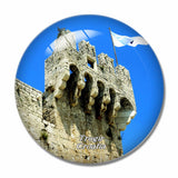 Croatia Fortress Kamerlengo Trogir 3D Fridge Magnet Crystal Glass