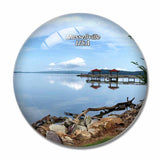 USA America Russellville Lake Park Arkansas 3D Fridge Magnet Crystal Glass