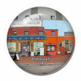 Pittsburgh Bicycle Heaven Pennsylvania USA 3D Fridge Magnet Crystal Glass
