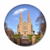 UK England Armagh St. Patrick's Cathedral 3D Fridge Magnet Crystal Glass