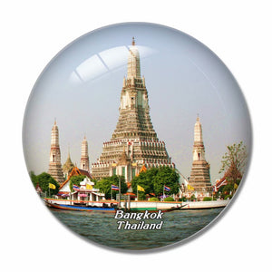 Thailand Wat Arun Bangkok 3D Fridge Magnet Crystal Glass