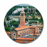 Italy Verona Church 3D Fridge Magnet Crystal Glass