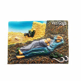 Van Gogh Farmer Netherlands Holland Fridge Magnet 3D Resin