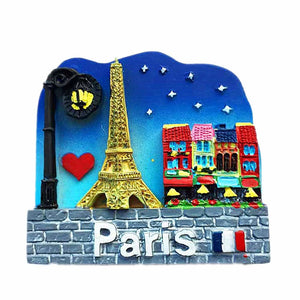 Paris France Fridge Magnet 3D Resin