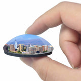 Cerro Santa Lucia Santiago Chile 3D Fridge Magnet Crystal Glass