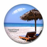 Myanmar Ngapali Beach 3D Fridge Magnet Crystal Glass