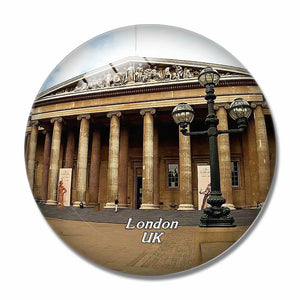 UK England The British Museum London 3D Fridge Magnet Crystal Glass