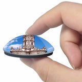 Russia Holy Virgin Church Dubrovitsy 3D Fridge Magnet Crystal Glass