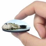 Bermuda Pier 3D Fridge Magnet Crystal Glass