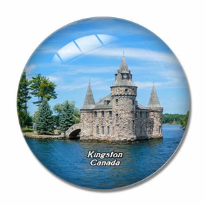 Canada Thousand Islands Kingston 3D Fridge Magnet Crystal Glass