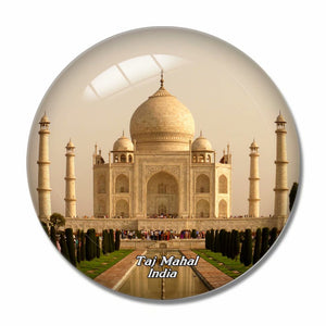 India Taj Mahal 3D Fridge Magnet Crystal Glass