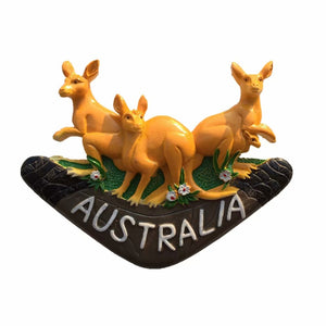 Kangaroo Australia Fridge Magnet 3D Resin