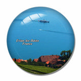 France Lake Evian-les-Bains 3D Fridge Magnet Crystal Glass