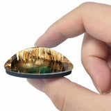 Bermuda Crystal Caves Hamilton 3D Fridge Magnet Crystal Glass