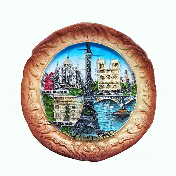 Paris France Fridge Magnet 3D Resin