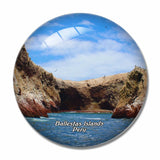 Ballestas Islands Peru 3D Fridge Magnet Crystal Glass