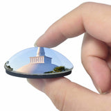 Sri Lanka Ruwanwelisaya Anuradhapura 3D Fridge Magnet Crystal Glass