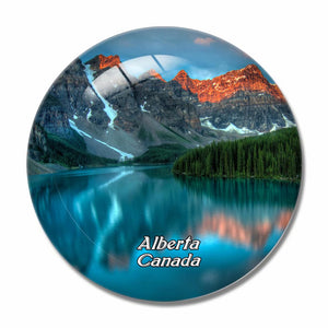 Canada Alberta Banff National Park Peyto Lake 3D Fridge Magnet Crystal Glass